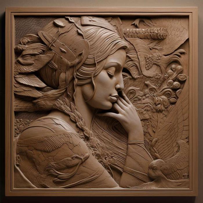 نموذج ثلاثي الأبعاد لآلة CNC 3D Art 